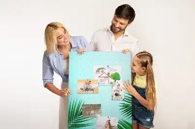 Tableau de liège décoratif Feuilles artistiques abstraites