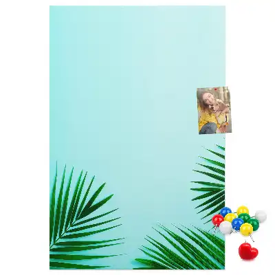 Tableau de liège décoratif Feuilles artistiques abstraites