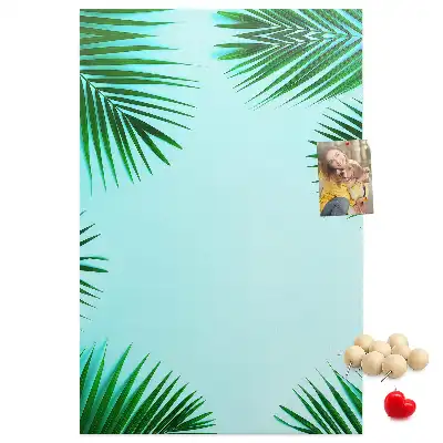 Tableau affichage liège Feuillage tropical dense