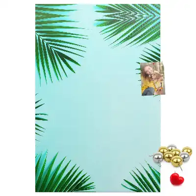 Tableau affichage liège Feuillage tropical dense