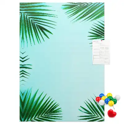Tableau affichage liège Feuillage tropical dense