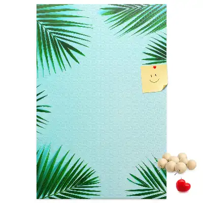 Tableau affichage liège Feuillage tropical dense