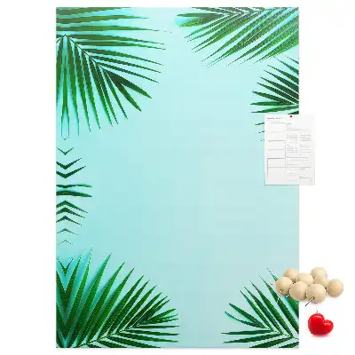 Tableau affichage liège Feuillage tropical dense