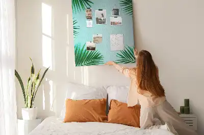 Tableau affichage liège Feuillage tropical dense
