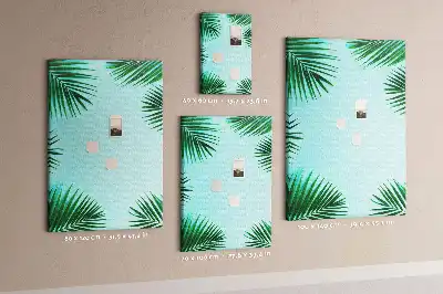 Tableau affichage liège Feuillage tropical dense