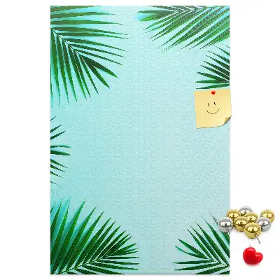 Tableau affichage liège Feuillage tropical dense
