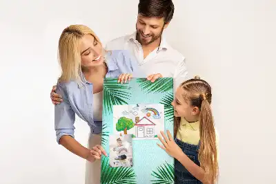Tableau affichage liège Feuillage tropical dense