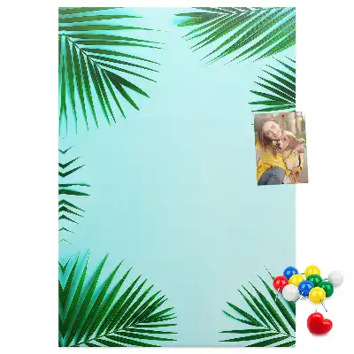 Tableau affichage liège Feuillage tropical dense