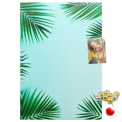 Tableau affichage liège Feuillage tropical dense