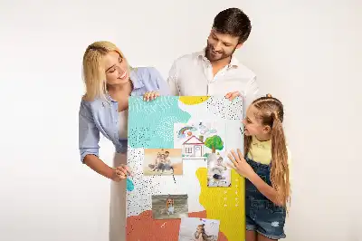 Tableau affichage liège Abstraction de gribouillage