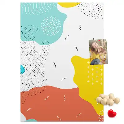 Tableau affichage liège Abstraction de gribouillage