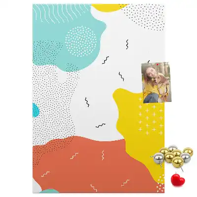 Tableau affichage liège Abstraction de gribouillage