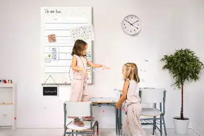 Tableau de liège décoratif Une liste de rêves à réaliser