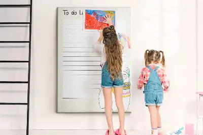 Tableau de liège décoratif Une liste de rêves à réaliser