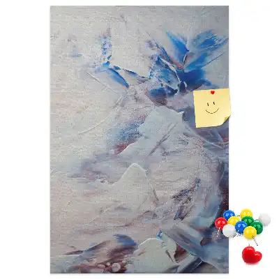 Tableau affichage liège Abstraction peinte