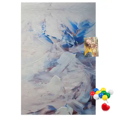 Tableau affichage liège Abstraction peinte
