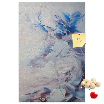Tableau affichage liège Abstraction peinte