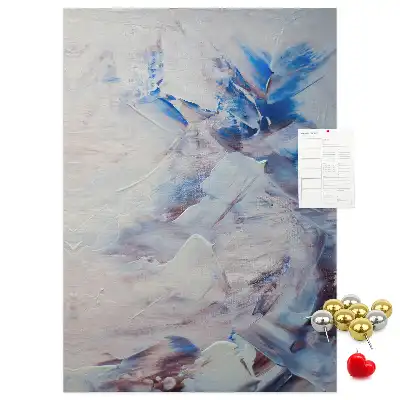 Tableau affichage liège Abstraction peinte