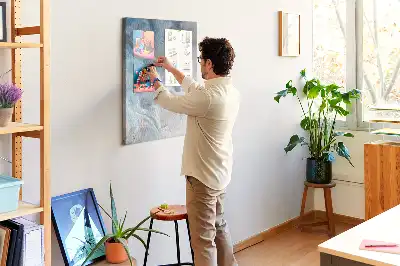 Image tableau en liège Motif marbré