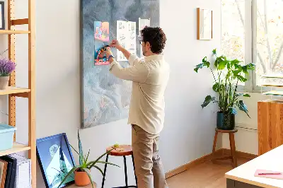 Image tableau en liège Motif marbré