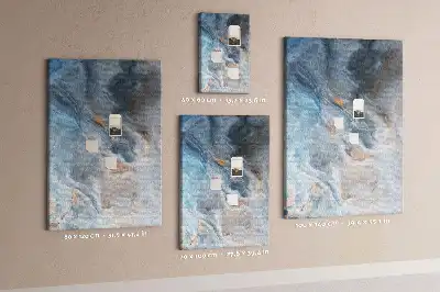 Image tableau en liège Motif marbré