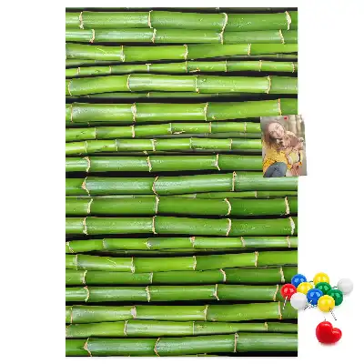 Tableau affichage liège Tapis mural en bambou
