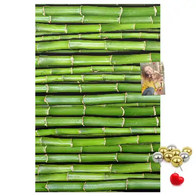 Tableau affichage liège Tapis mural en bambou