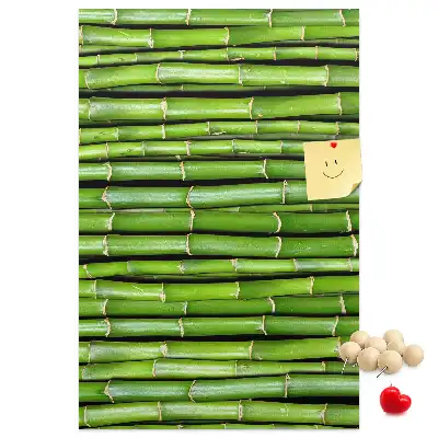 Tableau affichage liège Tapis mural en bambou