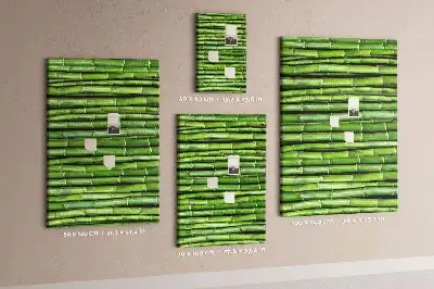 Tableau affichage liège Tapis mural en bambou