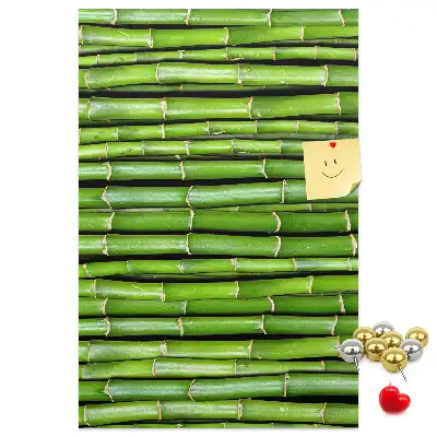 Tableau affichage liège Tapis mural en bambou