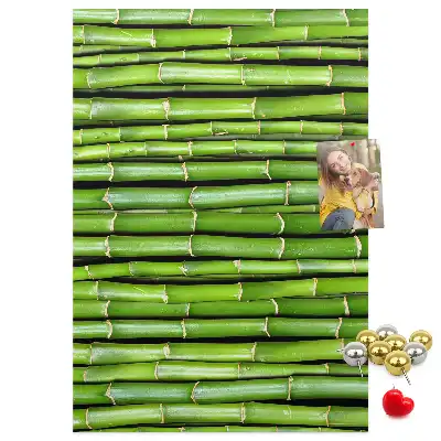 Tableau affichage liège Tapis mural en bambou