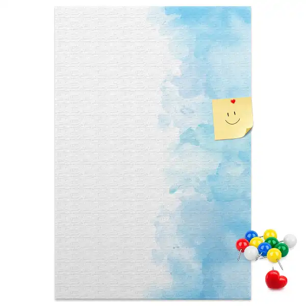Tableau de liège décoratif Taches d'aquarelle