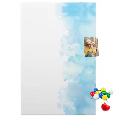 Tableau de liège décoratif Taches d'aquarelle