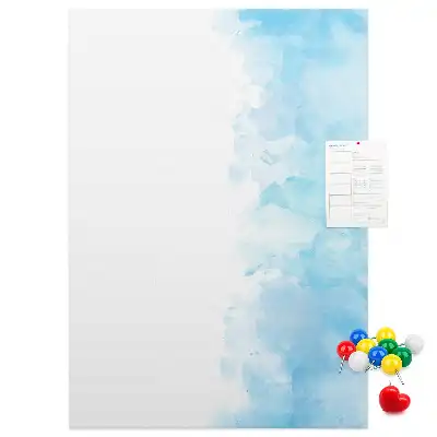 Tableau de liège décoratif Taches d'aquarelle