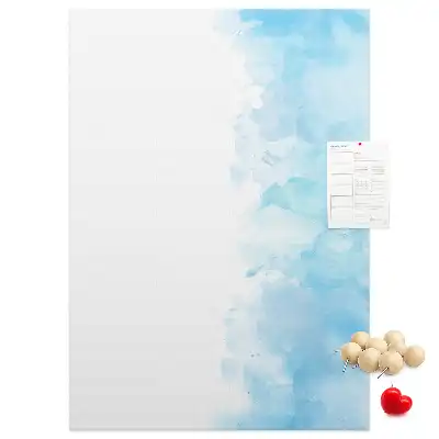 Tableau de liège décoratif Taches d'aquarelle