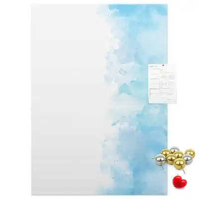 Tableau de liège décoratif Taches d'aquarelle