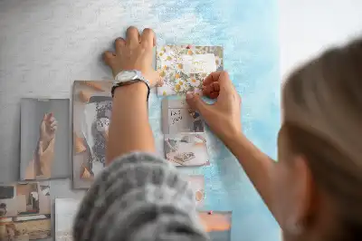 Tableau de liège décoratif Taches d'aquarelle