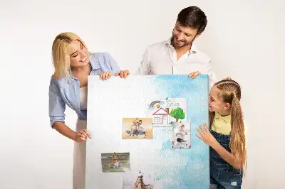 Tableau de liège décoratif Taches d'aquarelle