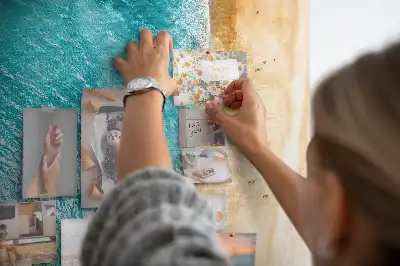 Tableau affichage liège Plage en bord de mer