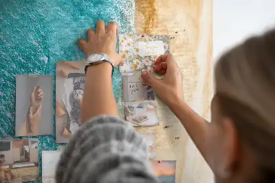 Tableau affichage liège Plage en bord de mer