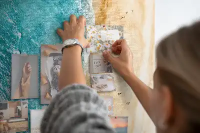 Tableau affichage liège Plage en bord de mer
