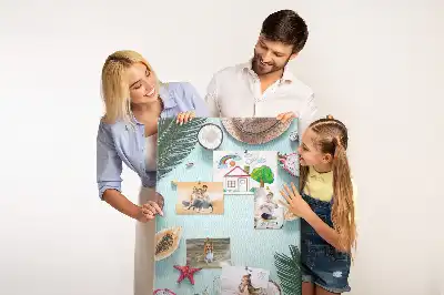 Tableau de liège décoratif Organisation des vacances