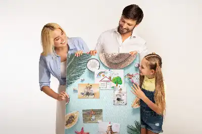 Tableau de liège décoratif Organisation des vacances
