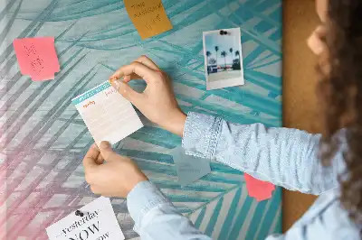 Tableau affichage liège Feuilles de palmier