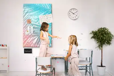 Tableau affichage liège Feuilles de palmier