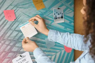 Tableau affichage liège Feuilles de palmier