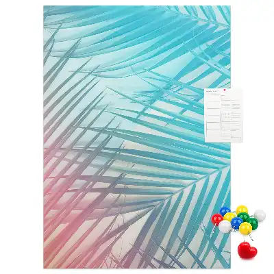 Tableau affichage liège Feuilles de palmier