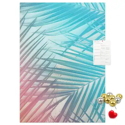 Tableau affichage liège Feuilles de palmier