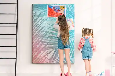 Tableau affichage liège Feuilles de palmier
