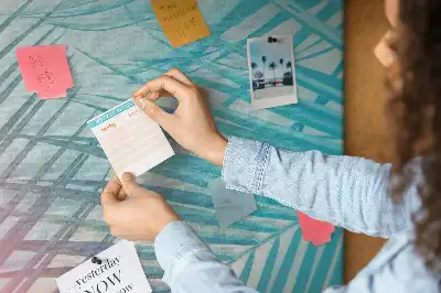 Tableau affichage liège Feuilles de palmier